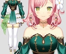 企業クオリティのイラスト制作します Vtuber、キービジュアル、ゲーム、TRPGなどの立ち絵に イメージ1