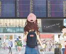 おしゃれで雰囲気のある背景イラスト描きます ヘッダー画像や挿絵、配信背景、書籍の表紙デザインに！ イメージ1