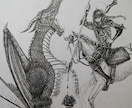 緻密なペン画描きます 緻密なペン画で雰囲気のあるイラストを イメージ4