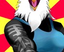 ケモノ、獣人系のイラスト描きます 犬猫系から鳥類、爬虫類も描けます。 イメージ1