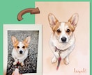 うちの子・ペットの似顔絵イラスト制作します ペットのお写真から水彩画風のイラストをお届けします。 イメージ9