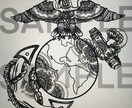 タトゥデザイン、お店のロゴのデザイン描きます 繊細で世界で一つ完全手書きのオリジナルのデザイン! イメージ3