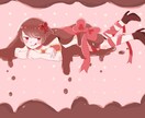 ポップでキュートなイラスト作成します 商用利用可★アイコン、動画サムネイル、ヘッダーなどにぜひ！ イメージ8
