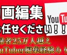 YouTube動画作成します YouTubeや動画サービスへの動画編集をお手伝いします イメージ1