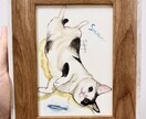 透明水彩を使用。可愛い猫の似顔絵を手描きで描きます ペット／猫／プレゼント／アート（※ワンコは別出品です） イメージ10