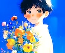 共感覚で感じた“あなたの色”を花束artで届けます お名前から感じ取った“あなたの色”をAIartでお届けします イメージ6