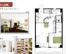 リノベ・店舗設計、3Dパース、図面、資料作成します リノベーション住宅の設計、店舗設計、インテリアデザイン イメージ6