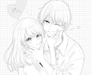 少女漫画家がモノクロイラスト描きます アイコンやヘッダー、動画サムネイルにいかがでしょうか？ イメージ1