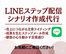 LINEステップ配信の作成します 無視されない配信！思わず次のメッセージが待ち遠しくなる文章 イメージ1
