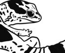爬虫類好きにおすすめのイラストになります 現役飼育者目線からのイラストでご満足のいく作品を提供。 イメージ1