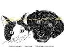 おしゃれな線画で一色イラスト描きます ペットや動物・生き物のイラストをアイコン、名刺に！ イメージ8