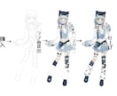 キャラクター立ち絵制作いたします TRPG・配信・ゲーム等で使える立ち絵を制作いたします！ イメージ5