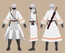 キャラクターの立ち絵から細かな設定等まで制作します キャラクターイラストについて幅広く請け負います！ イメージ4
