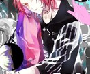 透明感のあるイラスト、キャラデザ受付ます Vtuberキャラデザ、動画サムネイル、1枚絵 イメージ2