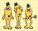 オリジナルキャラクターデザインします ちょっぴり不思議で癖のあるキャラクターをデザインいたします！ イメージ2