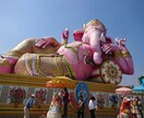 タイ最強開運の巨大ピンクガネーシャへ参拝します 結婚、金運、健康、何でも！ピンクガネーシャへ真剣祈願代行 イメージ2
