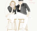 笑顔の似顔絵デジタルイラスト描きます オーストラリア在住のイラストレーターが作成します！！(^^) イメージ5