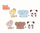 やわらかいタッチの動物ファミリーのイラスト描きます 書籍や広告でデザイン歴20年なので、ご要望にしっかり最速で！ イメージ6