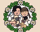 ほっこり可愛いポップな似顔絵描きます その人らしさを大切に笑顔になれる似顔絵をお描きします イメージ6