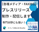 全メディア対応！広報プロがプレスリリース制作します 【6/6納品】本質が伝わる、磨き抜いた言葉でアピールする イメージ1