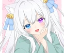 商用利用OK!可愛い貴方だけのイラストを描きます snsやサムネイル、グッズなどでも利用可能⭐︎ イメージ6