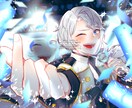 各種用途に合わせた一枚絵描きます キラキラした目を引くイラストをあなたに！ イメージ5