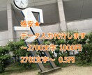 画像やPDFからなどのデータ入力を代行します めんどくさい！時間がない！データ入力を代行します！ イメージ1