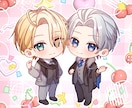 ぷにぷに可愛いSDイラスト描きます 男女どんなキャラクターでも幅広く対応 イメージ1