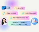 日米Webマーケティングに精通した英語翻訳をします 日米ビジネスに精通した英日・日英翻訳サービス イメージ2