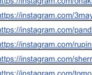 インスタグラマーのURLを提供出来ます InstagramのインフルエンサーURL イメージ1