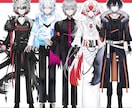 Vtuberモデル･イラスト制作いたします 男性と中性に自信アリ！モデリング込でも価格抑えめです イメージ5