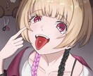 アイコン、立ち絵、歌ってみた等サムネ描きます キャラクターデザインもお受け致します！ イメージ1