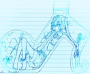 上半身・デフォルトイラスト（アナログも可）描きます キミだけの特別なイラストを描きます イメージ6