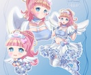 3点セットイラストお描きします 何でも使える3点セット！配信用やグッズ用などに＊ イメージ2