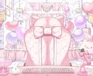 おしゃれで可愛い配信背景描きます 配信者さまのこだわりを詰め込んだ専用部屋をお仕立てします！ イメージ5