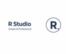 R Studio|シンプルで美しいロゴ制作します シンプルかつ強い印象のロゴを提供します イメージ1