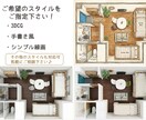お試し価格★民泊運営者がお洒落な間取り図を作ります 顧客満足度を高めるために！間取り図を導入しませんか？ イメージ2