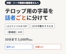 対談動画のテロップ用SRTを話者ごとに作ります 1人1ファイルの字幕で、色分けテロップがすぐ作れる イメージ2