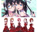 商用利用料込み！キャラクターイラストを作成します 立ち絵や1枚絵など、キラキラ魅力的なイラストをお描きします！ イメージ6