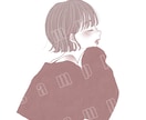 企業様実績あり！女性ウケするイラスト描きます アンニュイでお洒落な女の子たちのイラスト、アイコンつくります イメージ2