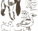 ご家族のイラストを制作します お写真をお預かりし、スケッチ風にデジタルイラストを制作！ イメージ9
