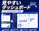 CSV・Excelをグラフ付きHTMLに変換します 売上・経費を見やすいダッシュボードHTMLに変換 イメージ1