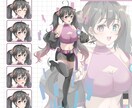 TRPG／IRIAMU用立ち絵制作いたします 可愛いオリジナルキャラクターの女の子描きます！！ イメージ5