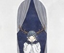 静かな世界観の人物・キャラクターを描きます 商用利用◎｜創作キャラ・アイコン・動画用・グッズにどうぞ！ イメージ1