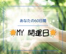 あなた専用！60日間の開運日リーディングします 人生が動き出す！チャンスの波をつかむ60日 イメージ5