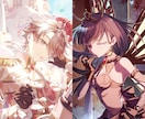 商用利用OK◎　イラスト制作承ります 厚塗り、ストーリー性重視のイラストを制作いたします イメージ1