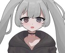 SNS用のアイコンを描きます 可愛らしい顔の女の子、男の子、うるうるなおめめが得意！ イメージ5