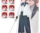 ポップでかわいいキャラデザ、立ち絵の制作します TRPG・配信・ゲーム・動画などご自由にどうぞ！三面図も可 イメージ2