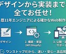 デザインから公開までWeb制作を丸ごと代行します 面倒な工程は全てお任せ。理想のサイトを形にします イメージ1