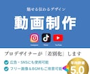 SNSや広告に♩お洒落でスマートな動画お作りします ｜ALLジャンル対応可能！見栄えよくテンポ良くお作りします イメージ1